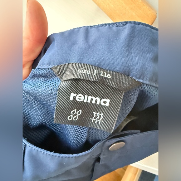 NEW Reimatec boys pants Kierto Navy size 116 (6y) mid-season waterproof - Picture 3 of 14